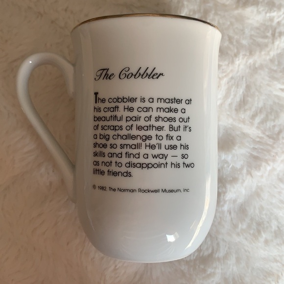 3/$10 Vintage Norman Rockwell "The Cobbler" 1982 - Picture 2 of 4